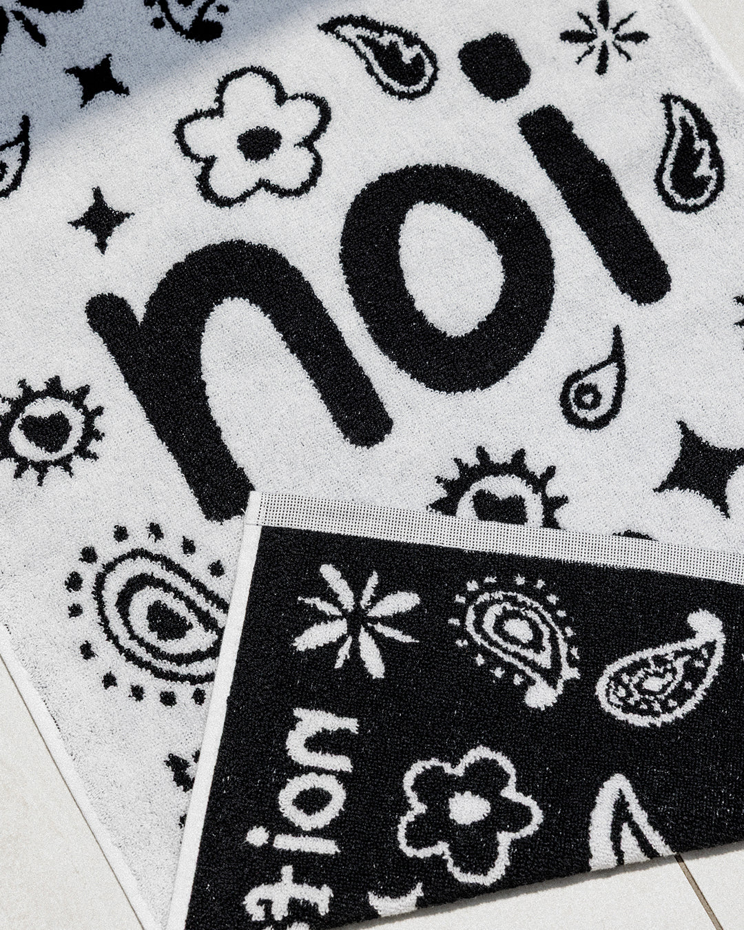 Paisley Face Towel